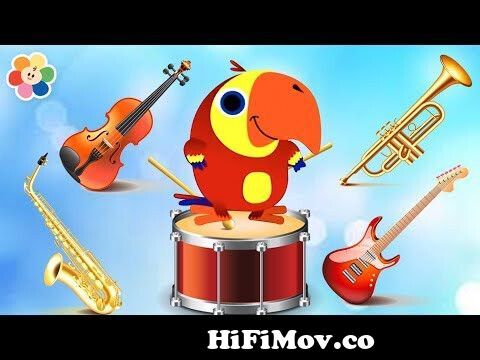 Learn Music Instruments Names With Funny Larry Surprise Eggs | Drums,  Guitar, Trumpet & More! from lary toons Watch Video 