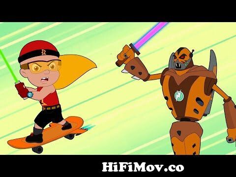 Mighty Raju vs The Alien Super Robot | Cartoon for Kids in Hindi from raju  aur alien dost Watch Video 