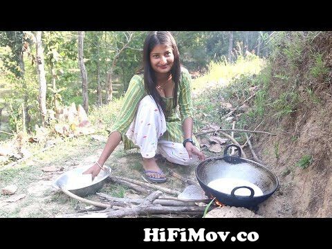 View Full Screen: village girl cooking and eating khir in peaceful rural life relaxing nature sound vlog.jpg