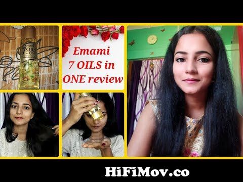 Emami 7 oils in One hair oil review. Non-stick hair oil. Review and full  demo in hindi. Glam hub. from emani oil Watch Video 