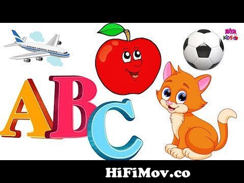 Phonics Song with TWO Words - A For Apple B For Ball - ABC Alphabet Song  with Sounds for Children from a for apple b for bara apple Watch Video -  