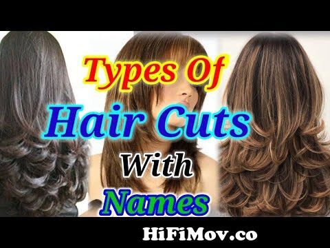 Types Of Hair Cut Names Hair Cut Name With Image Haircut Ideas for Girls   Style Gram  YouTube