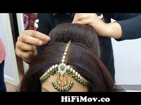 beautiful real bridal Juda hairstyle only for 10 minutes step by step for  beginners from kolkatha bangla bridal hiarstyle Watch Video 