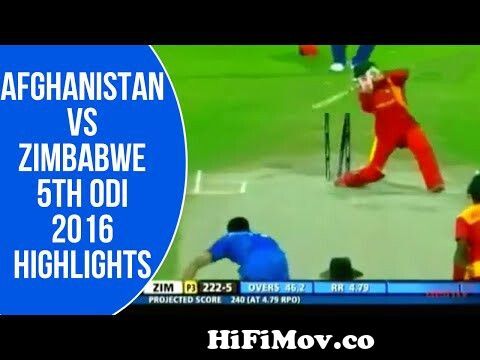View Full Screen: afghanistan vs zimbabwe 5th odi 2016 highlights 124 afg vs zim odi cricket highlights.jpg