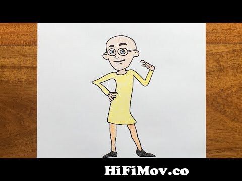 মটু পাতলু কার্টুন | মটু পাতলু আঁকা || ছোটদের ছবি আঁকা শেখা | Motu Patlu  Drawing | BD Drawing from মটু পাটলু ছবি Watch Video 