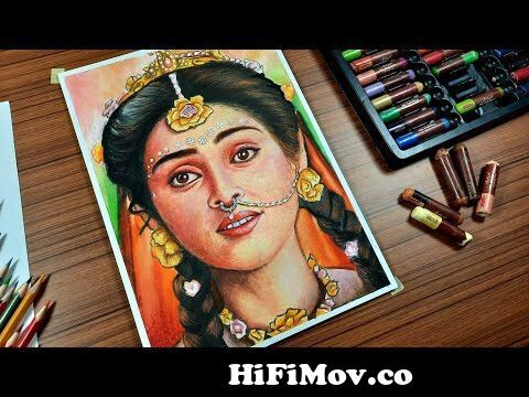 Radha Krishna New, drawing Radha Krishna, drawing, radha krishna, lord,  god, HD phone wallpaper | Peakpx
