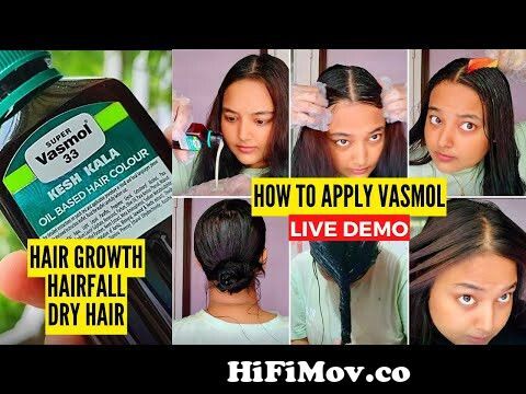 How to apply vasmol kesh kala? vasmol kaise lagate hain | black hair colour  | vasmol hair color from kotodin pore kase ela ogo Watch Video 