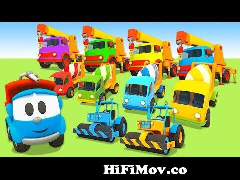 Car cartoons for kids & street vehicles cartoon full episodes - Leo the  Truck & big trucks for kids. from hp any leo Watch Video 