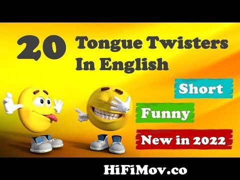 20 Funny Tongue Twisters in English | English Tongue Twisters | Best Tongue  Twisters (2022) from tongue twisters for kids ppt Watch Video 