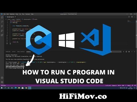 How to Run C in Visual Studio Code on Windows 10 2022 Best Code Editor from  code c compiler Watch Video 