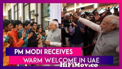 View Full Screen: cop28 summit pm narendra modi receives warm welcome by indian diaspora in dubai.jpg