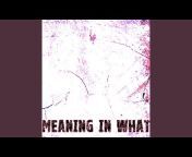 Meaning in What - Topic