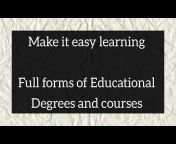 make it easy learning