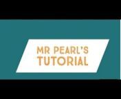 Mr Pearl&#39;s Tutorial - Embedded Systems