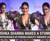 Anushka Sharma is one of the popular and stylish divas of Bollywood. Last night, Anushka graced Femina Beauty Awards. The Pari actress was at her stylish best. Her super stylish outfit gave major style goals. Check out the video.