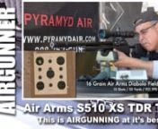 Air Arms S510 XS TDR Tactical 22 Caliber is a wonderfully exceptional airgun.It&#39;s no wonder why Air Arms was named Great British Shooting Awards 2019 - 2020 Airgun of the year.The S510 XS TDR exhibits the exceptional build quality, shootability, fit and finish, and of course accuracy, that Air Arms is know for in the shooting industry.In this video we’ll go over all of the reason why this is just an awesome airgun including some chrony numbers and 50 yard accuracy tests with various pell
