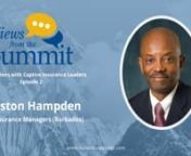 This episode is part of the ‘Views from the Summit’ series of peer to peer discussions with leaders in the Captive Insurance Industry.John Howard, President of Summit Asset Management chats with today’s guest Vinston Hampden, Managing Director – AON Insurance Managers (Barbados), who shares a number of insights from his successful career in Captive Insurance.n n· Vin’s background and destination in the Barbados Captive Insurance Industry - 00:10n· What is captive