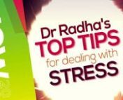 National Careers Week 2020: Dr Radha&#39;s TOP TIPS For Dealing With Stress HD 1080p NCW 2020.