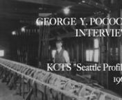 Wonderful 1966 TV interview with George Pocock (1891-1976), The Godfather of American rowing. Pocock was the premier builder of wood racing shells and oars in the world from the early 1920&#39;s to the early 1960&#39;s. A champion oarsman in his native England, his rowing expertise was nonpariel. He was the mentor to the entire first generation of coaches and rowers at the University of Washington, who branched out to nearly every major rowing university in the country as coaches and spread his acumen w