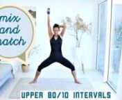 This is a short clip for my full length Barlates Body Blitz Mix and Match Upper 80/10, which is available through on demand subscription, as a download or to rent here: https://vimeo.com/ondemand/barlatesbodyblitz/nnInstructor&#39;s name:Linda StejskalnnType of Workout: upper BodynnFitness Level: IntermediatennEquipment Needed:light hand weightsnnTotal Running Time:29 MinutesnnManufacture Year: 23 May 2018nnWelcome to the Mix and Match Upper Series. These workouts use various intervals to chal