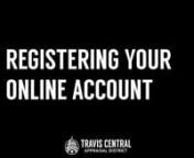 Learn how to set up an account with TCAD&#39;s online portal