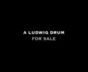 Drums Ludwig for salennWFL Bassdrum 1955 / 22 x 16nLudwig tom 1958 / 13 x 9 nLudwig FL tom 1958 / 16 x 16nLudwig Snare Supraphonic / 14 x 5.5