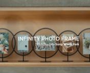 Often times, it is difficult to find a picture frame that is both dynamic and a non-traditional rectangular shape. Bring your photos to life by displaying them in this incredibly unique floating picture frame from Umbra… Introducing Infinity Picture Frame from Umbra INFINITY is an eye-catching picture frame that floats your photo between two panes of glass while adding a new dimension to your space with its circular shape. This photo frame can be freestanding on a tabletop or wall-mounted to s