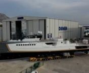 The latest new build of the popular 55-metre Yacht Support hit the water at our yard in Antalya. Named BLUE OCEAN, she is the eighth launch of the 55-metre YS 5009 (182 ft) design and will be available for immediate delivery this spring.nnThe launch of BLUE OCEAN highlights the multipurpose role of Yacht Support vessels. She is the first Yacht Support built with a large multipurpose Main Deck hangar, which can be used for submersible and dive operations, or as a vehicle garage or workshop.nnLike