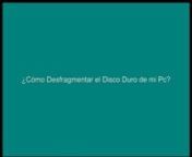 Cómo Desfragmentar el Disco Duro de mi PC from desfragmentar disco