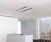 Falmec&#39;s ceiling hoods are designed to fit perfectly into any living environment. Thanks to their clean and minimal shapes and their discreet visual impact, they are suitable for open spaces where the kitchen area integrates with the living space. For more information, visit the website falmec.com/en-ww/