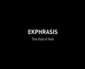 Ekphrasis - The God of Kek (2020) HD video, 05:45 min. Edition: 5+1,ncourtesy of the artistnnThe videos of the series entitled Ekphrasis engage with the phenomenon of internet memes, often humuorous images which are produced, copied, interfered with and spread by users of social media platforms.While these memes emerged with the beginning of the world wide web, their social and political function as tools for propaganda has recently increased significantly. Particularly since the US presidential