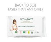 � 100% compostable - No waste.nFrom wipe to soil in 12 weeksn� 0% plastic &amp; No nasty chemicals.n� Natural ingredients - focused formulation certified by independent organisation ECOCERT – COSMOS NATURALn� Better skin health, limits rashn� PH balanced – keeps skin soft and hydrated.Dermatologically and hypo-allergenically tested. (HRIPT test)