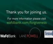 Listen to Brent Beardall, President and CEO of WaFd Bank (formally known as Washington Federal) explain PPP Loan Forgiveness from the CARES Act. Visit our PPP Loan Forgiveness FAQs here: https://www.wafdbank.com/business-banking/small-business/ppp-forgiveness-faqnnFind out what we know and don&#39;t about the PPP Loan including:nHow much of your PPP loan will be forgiven?nCan you rehire laid off employees to meet the requirements?nWhat if employees were laid off and don&#39;t want to come back to work?n