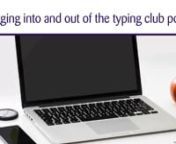 Bickley Park Typing Club : Logging in out of the typing club portal from typing club typing club typing club