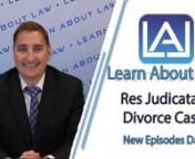 In accordance with the law, res judicata states that parties cannot litigate a second lawsuit on the same claim or any other claim relating to the first one that could have been brought up during the first suit but was not. In this video, we discuss the three criteria that must be met in order for res judicata to apply to a case.nnRead more in the article at:nhttps://www.oflaherty-law.com/learn-about-law/res-judicata-in-divorce-cases-in-illinoisnnHave any questions that weren&#39;t answered here? Le
