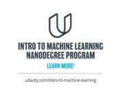 See more details at: udacity.com/intro-to-machine-learning