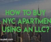Steps to Buying Property in NYC Through an LLC:nnSave Money with a Hauseit Buyer Closing Credit: https://www.hauseit.com/hauseit-buyer-closing-credit-nyc/nnWhat Are the Steps to Buying Property in NYC Through an LLC?nThe search, offer submission, negotiation and closing process will be identical to the steps to buying a condo in NYC except for a few additional steps you’ll need to take to set up the LLC.nIt can actually be quite affordable to form a Limited Liability Company in the state of Ne