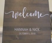 Congratulations and best wishes to Hannah and Nick. Thank you for having TJ Monte Productions for DJ, Photobooth, Uplighting, Video and Officiant services at Washtenaw Golf Club in Ypsilanti, Michigan. We hope you enjoy your wedding day recap!