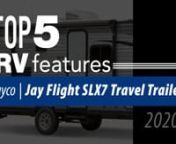 VOYAGER RV CENTRE &#124; 9250 Hwy 97, Winfield B.C. Canada &#124; 1 800 668 1447nnTOP 5 FEATURES - 2020 JAYCO JAY FLIGHT SLX7 TRAVEL TRAILERn1 - Compact &amp; Light Weightn2 - Integrated A-Framen3 - Magnum Truss Roof Systemn4 - Baja Packagen5 - 2 + 3 WarrantynnIan Gorst, RV Product Specialist for Voyager RV Centre does a quick run down of the top 5 features and reasons to purchase a 2020 JAYCO JAY FLIGHT SLX7 TRAVEL TRAILERnnUSEFUL LINKS:nnCheck us out on Facebook: nhttps://www.facebook.com/voyagerrvnnOr