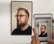 To add extra content to the exhibition, an Augmented Reality app for iOS and Android was available during the show. Twitter channels, PDF download / website links and Youtube were added to the hacker portraits to enrich the experience.nnCheck: https://tobiasgroenland.nl/hackers-handshake/exhibitions-impression/