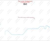 The development of the Tube Map from 1863 to the present day seen as a video animation. n© drawing copyright Douglas Rose.