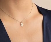 Ana Luisa Necklaces Pendant Necklaces Moonstone Pendant Necklace Rebecca Gold. from gold