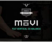 Quick overview on adjusting tilt vertical CG balance on the MōVI.