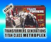 http://www.BestKidsToyReviews.com/ ➨TransformersGenerationsMetroplex: UpTo70%OFF - Best Xmas Toy Review 2013-2014 On Transformers Generations Titan Class Metroplex with Autobot Scamper Figure. The Transformers series, which is about a race of sentient machines that are able to transform into the shape of any vehicle they scan of comparable size and mass, has been one of the most popular sci-fi series of the last nearly-30 years. The series has spawned numerous cartoon shows, movies, video game