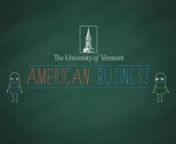 The University of Vermont was looking for a way to help explain there new American Business class to students in China. So when we created this explainer video we knew it had to be very simple and to the point. Let us know what you think in the comments below: nwww.ExplanatoryVideos.com &#124; info@explanatoryvideos.comnnVideo Transcript:nWhat do the top brands…. like the iPhone, the Xbox, and Dr Dre Beats have in common?nWell, first of all, they don’t just appear from nothing….nThese products