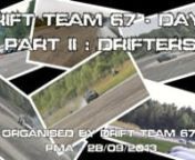 Drift Team 67 - Day 4n4eme sortie organisée par la Drift Team 67nCircuit Pole Mécanique des Ardennnes (PMA), en septembre 2013.nnPartie II : DriftersnnMerci à tous les pilotes, à notre