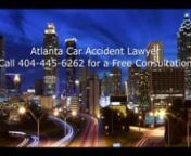 Call for an Atlanta car accident lawyer or go to http://www.CarAccidentLawyerAtlantaGa.net if you have been injured in an auto accident in the Atlanta area. You will need experienced and aggressive legal representation to receive the full compensation you deserve. You shouldn&#39;t make any settlement without speaking to an attorney first. This team of experts is a great place to start. Call 404-445-6262 in the Atlanta area for a free consultation.