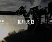 ICARUS_13; The second instalment from The Hanger One Project follows on from the initial project featuring 45RPM and a Learjet, this time we had to up the game...and this attempt was certainly a game upper!nnTwo graffiti heavy weights, going by the names of Sat One and Roids, stepped up to the challenge. Battling sleep deprivation, weather and the enormous size and scale of a Boeing 737, the two artists faced the fundamental task of working out the best way to paint a curved aluminium surface, i