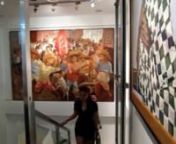The paintings in this exhibit explore not only cultural conflicts, but consider economic and geo-political tensions as well. Banzai!, a 4 x 5 foot painting, takes its name from the traditional war cry shouted by members of the Japanese Imperial Army during World War II.Although it literally meant