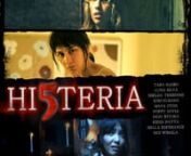 HI5TERIA is a horror movie omnibus, 5 stories, 5 Indonesian Director ( Billy Christian, Adrianto Dewo, Chairunissa, Nicholas Yudifar, Harvan Agustriansyah). This movie is produced by Starvision. I&#39;m involved as film director for